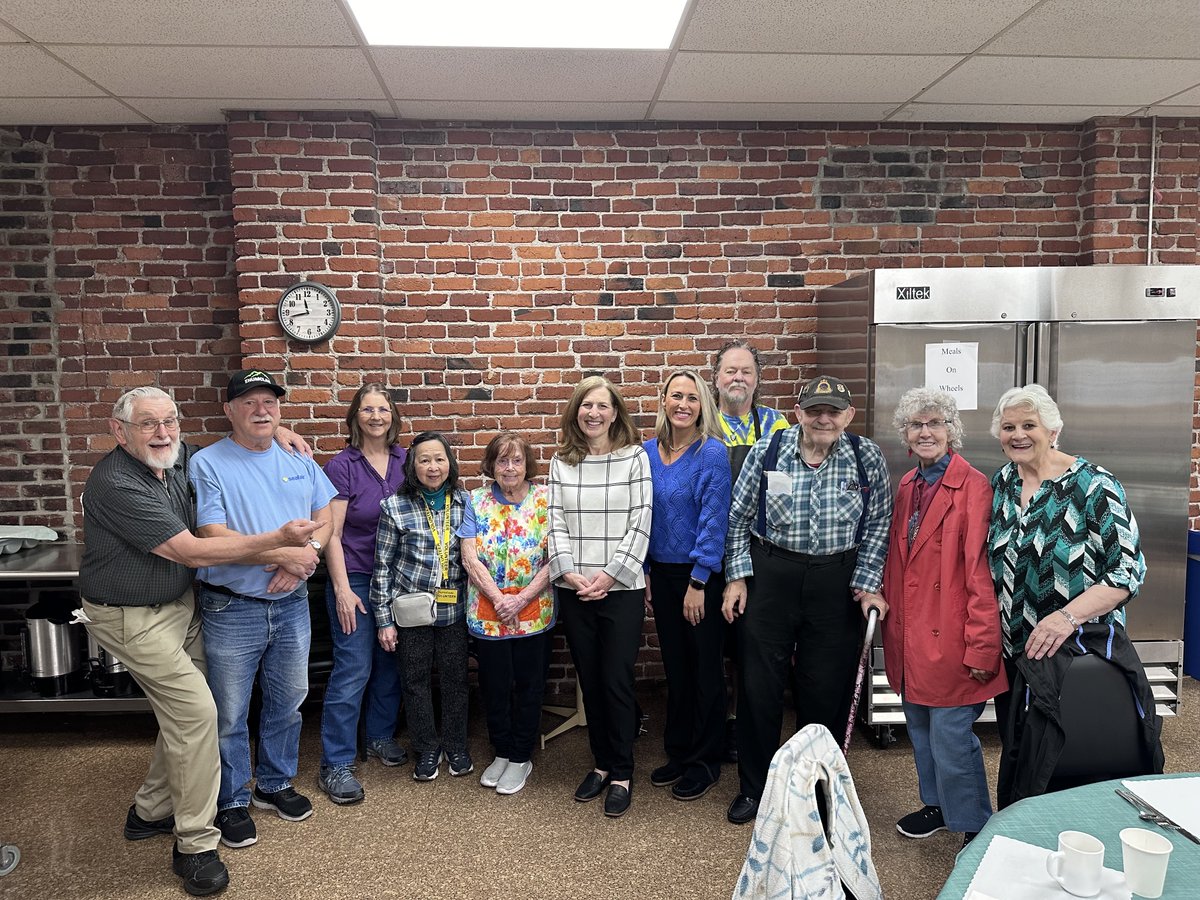 I had the chance to stop by the Enumclaw Senior Center to meet with residents and staff and to discuss the $700,000 in federal funding I secured in Congress to revitalize this important center through renovations, safety improvements, and ADA-accessible entries and exits.