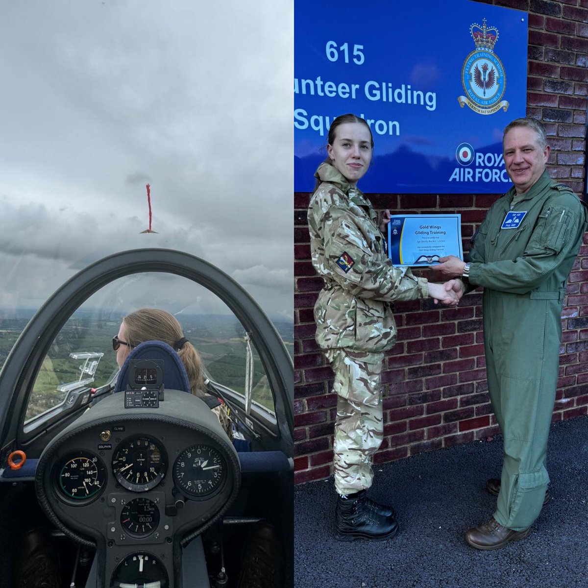 Today, the 94th anniversary of Amy Johnson’s start of her pioneering solo flight to Australia from Croydon, Cdt Sgt Emily Barker-Lewis completed her AGT! We’re incredibly proud of you Emily! 🫡

#pioneer #solo #soloflight #firstsolo #pilot #kenley #croydon