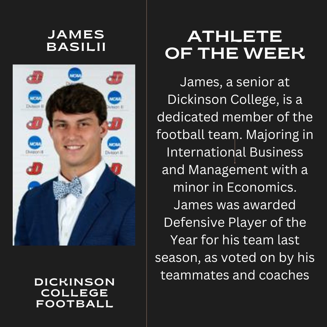 Meet James, our athlete of the week!  #BluChip #Athleteoftheweek