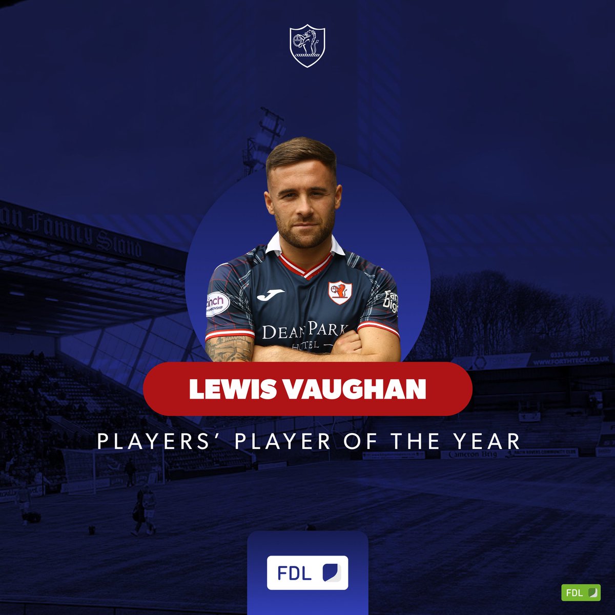 🏆 Players’ Player of the Year Another one of our own, Lewis Vaughan has won this year’s Players’ Player of the Year. A fantastic season as our top goal-scorer with 18 goals, it’s been a delight to see Lewis back at his best. Congrats, Lewy! 🤝 @FordsDalyLegal #YouBelong