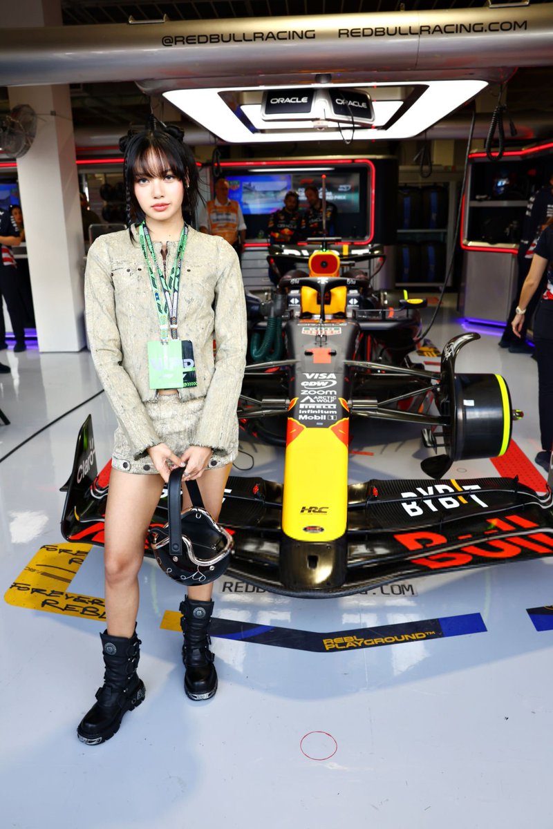 Lisa seen prior to the F1 Grand Prix of Miami.