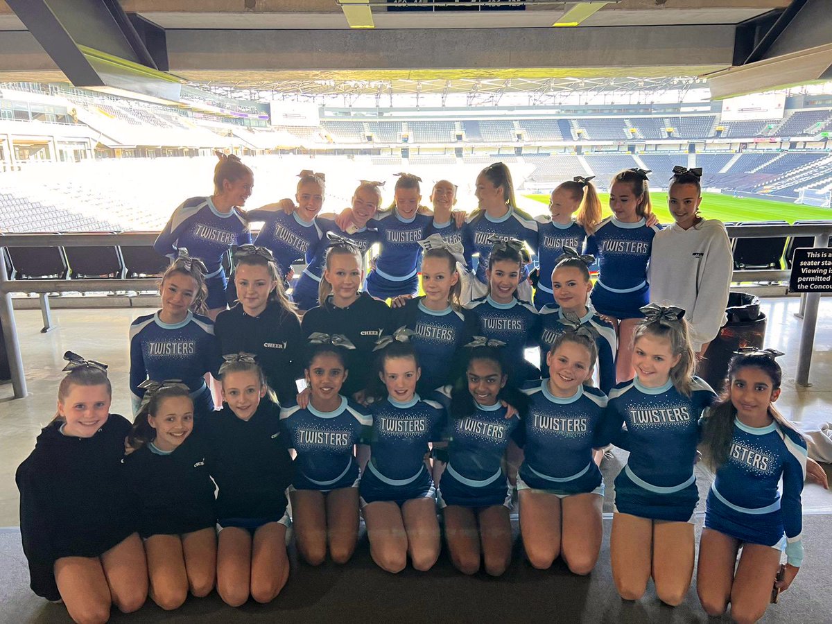 Massive well done to the Tormead Twisters Cheer team at their Future Cheer competition today. Large group 4th place, level 2 stunt 3rd place and level 3 stunt 1st place. Well done Twisters! #TeamTormead