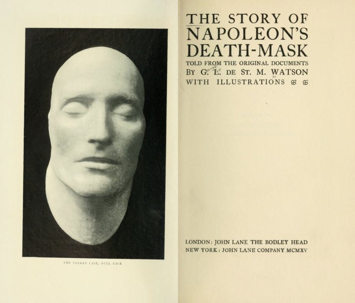 A 1915 investigation — engorged with bons mots and brimming with pith — into the destiny of the death mask of Napoleon, who died #onthisday in 1821. publicdomainreview.org/collection/nap… #otd