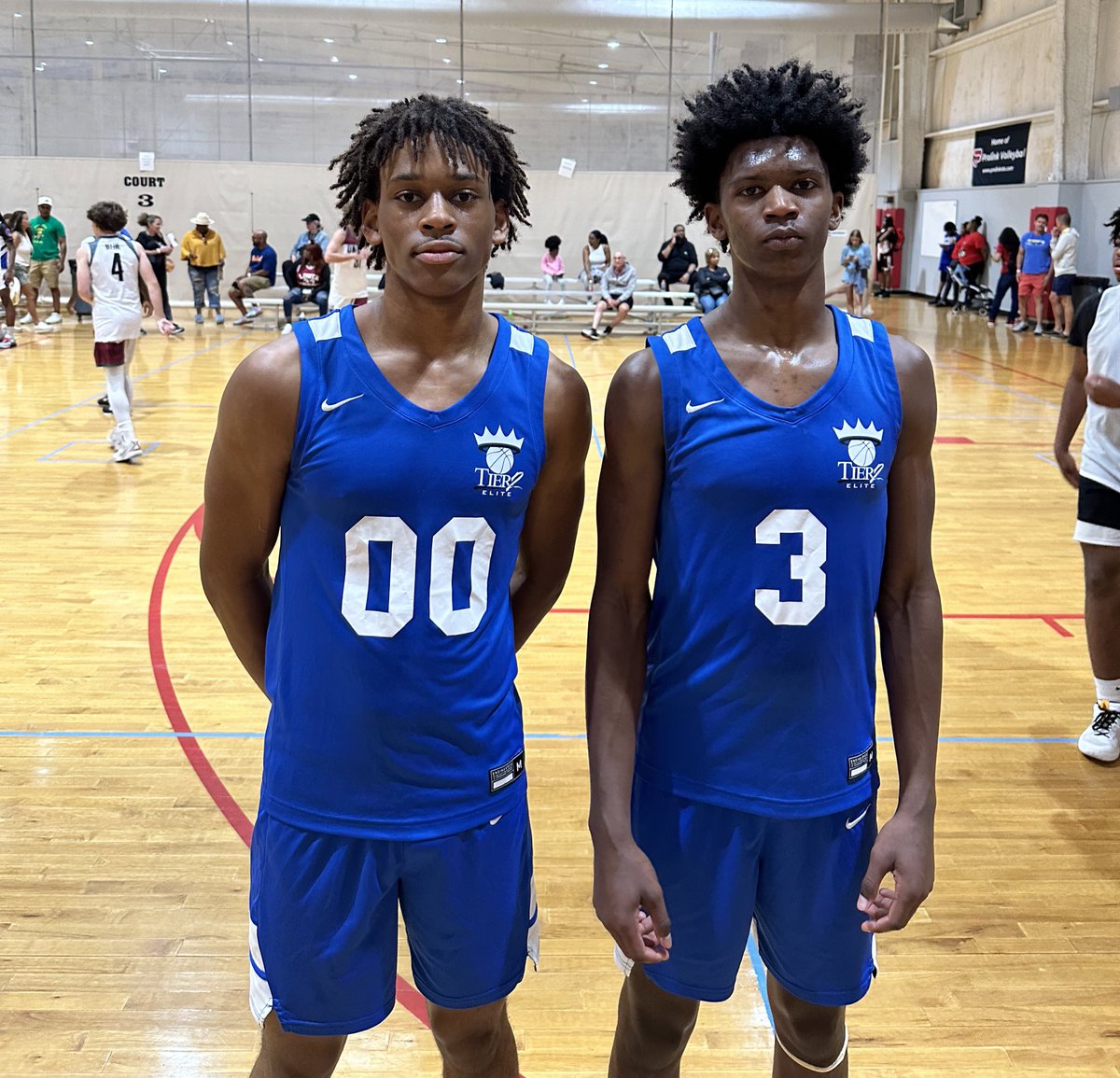 2026 G #00 Brian Clark II &amp; #3 G Darrell Dickens lead Tier 2 Elite to dominating win with their high level play that put out consistent offense. Both players play with a high motor on both ends and look to create offense every possession. Dickens and Clark are great in transition