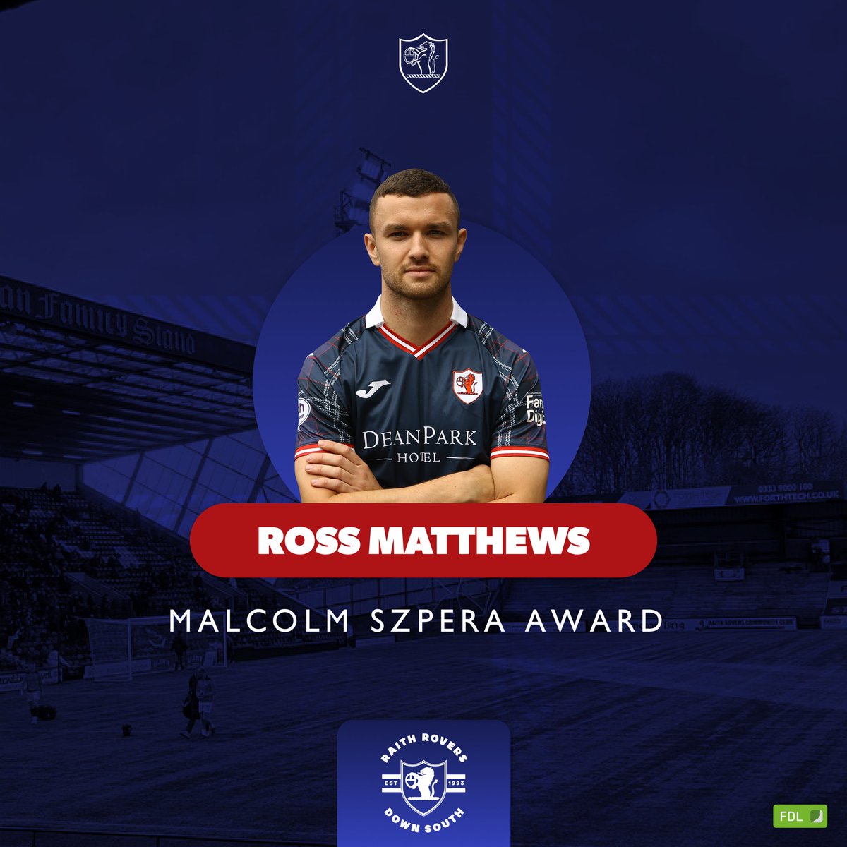 🏆 Malcolm Szpera Award This year’s winner is another of our Academy graduates, Ross Matthews. Given to a player who has shown outstanding endeavour, Ross has continuously done this as he’s battled back from injury. Congratulations, Ross! 🤝 @RoversDownSouth #YouBelong