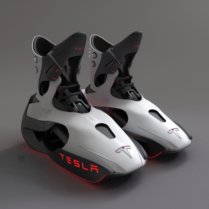 Would you wear these special edition Tesla shoes? 100% solar-powered. Comes with a free Tesla. 𝕏 Premium for life.
