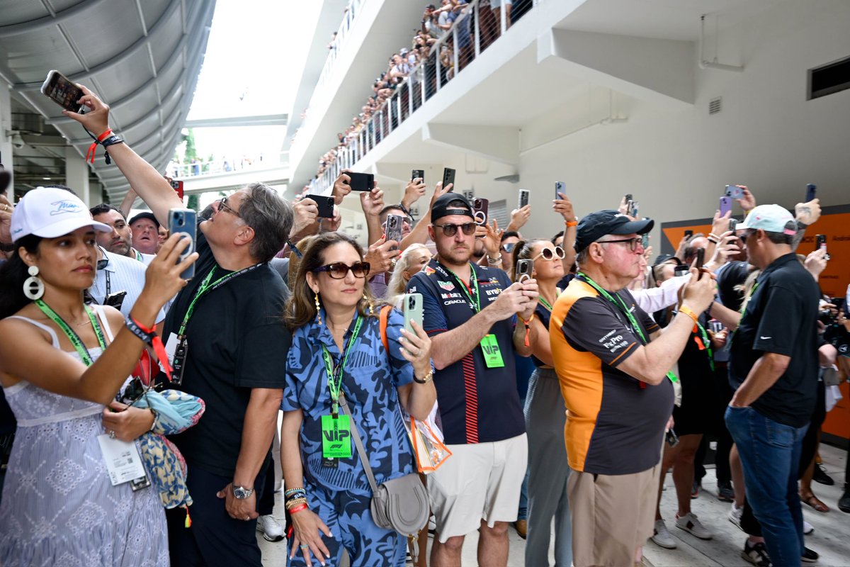 .@realDonaldTrump arrives at the Formula One Miami Grand Prix…