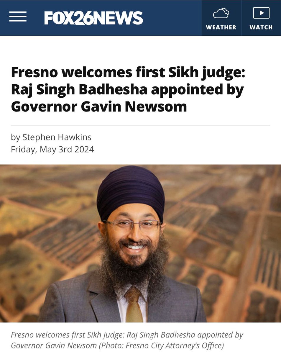 UNITED SIKHS congratulates Raj Singh Badhesha on becoming the first Sikh judge appointed in Fresno! This historic achievement is a proud moment for the Sikh community. We celebrate your dedication and trailblazing spirit. Learn more about our resources like the International…