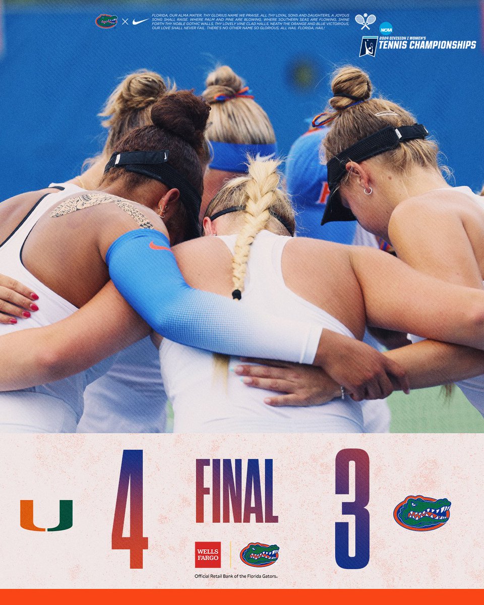 Final from round two. 

#GoGators | Presented by @WellsFargo