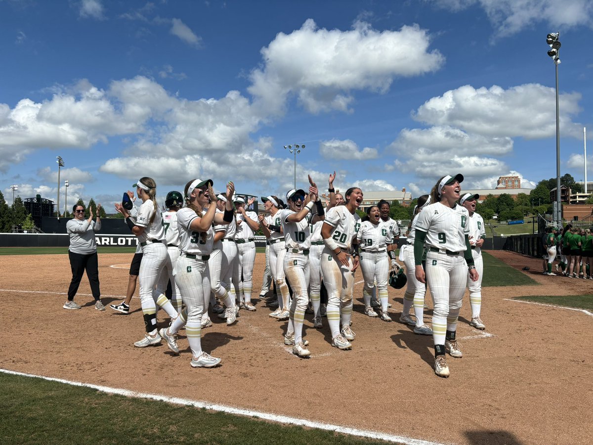 Jon Tritsch (@hometownjt) on Twitter photo The 2nd longest winning streak in the nation belongs to <a href="/CharlotteSB/">Charlotte Softball</a>
14 in a row. AAC co-champs in year one.
Elite. The 2nd longest winning streak in the nation belongs to <a href="/CharlotteSB/">Charlotte Softball</a>
14 in a row. AAC co-champs in year one.
Elite.