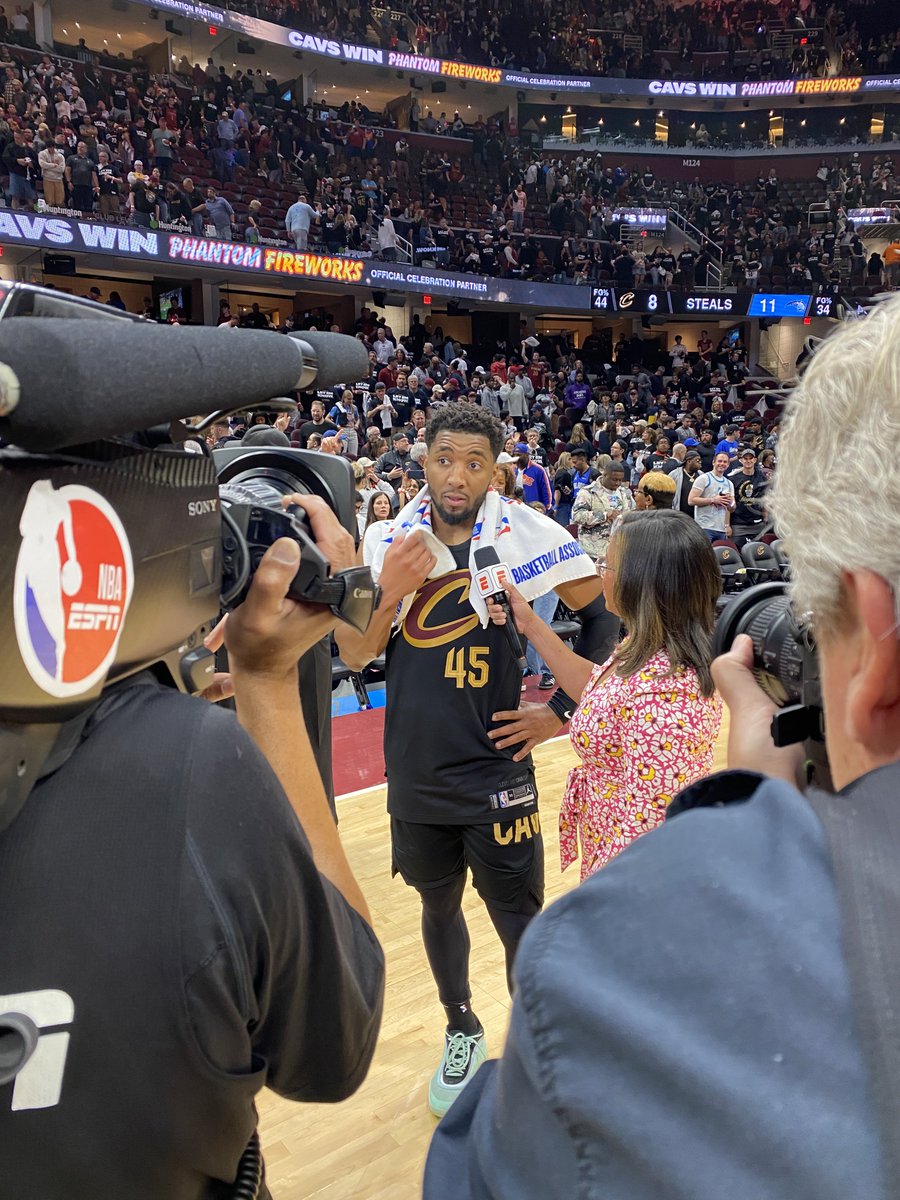 TheKennyRoda's tweet photo. While #DonovanMitchell kept the @cavs alive in the 1st half, the play #CarisLeVert, #MaxStrus, as well as #SamMerrill provided the necessary back up for the game 7 win. Credit to them!
#LetEmKnow
#NBAPlayoffs @1480whbc https://t.co/ybU2mcn5Uf