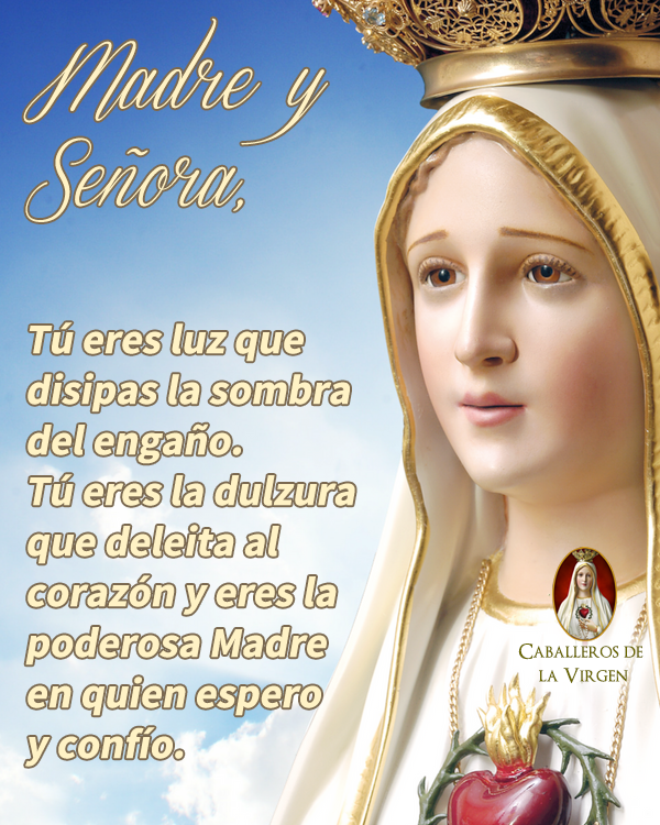Cab_Virgen's tweet photo. María Santísima debe ser la luz que nos muestre a su Hijo. ¿Quién conoce mejor a un Hijo que su propia Madre? Por eso nosotros los católicos acudimos a la Madre de Dios. https://t.co/kV472yjv4C