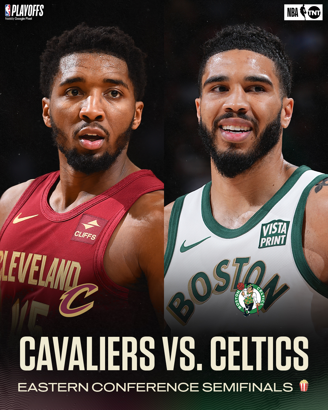 NBA on TNT on X: "Cavs vs. Celtics in the Second Round  Who you got  advancing?!  https://t.co/spBsAzRgFi" / X
