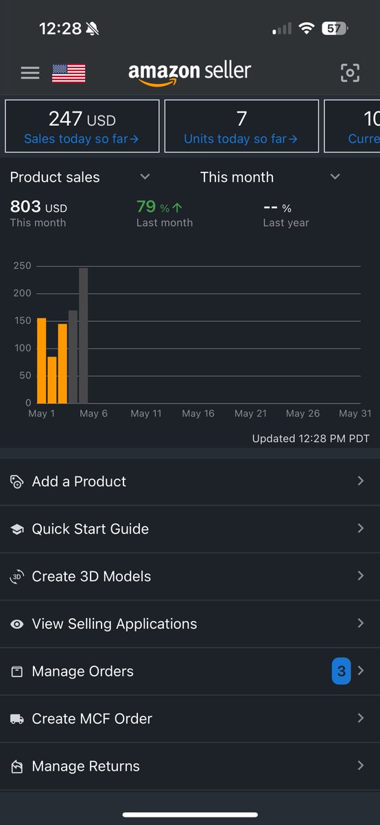 Doing better than last month but still wanting so much more. Been placing more orders than ever and hoping sales will keep growing. Thank you everyone helping out on this journey.  @WRZTrades <a href="/captainjackFBA/">Jack | FBA</a> <a href="/Playirr1/">Jacob B</a> @CarsonicFBA <a href="/_FBAndrew/">Andrew | Amazon FBA</a> <a href="/lk_fba/">Lucas Klein</a> <a href="/YaredGebers/">YaredGee</a> <a href="/SoKaiiro/">Sokaiiro</a>