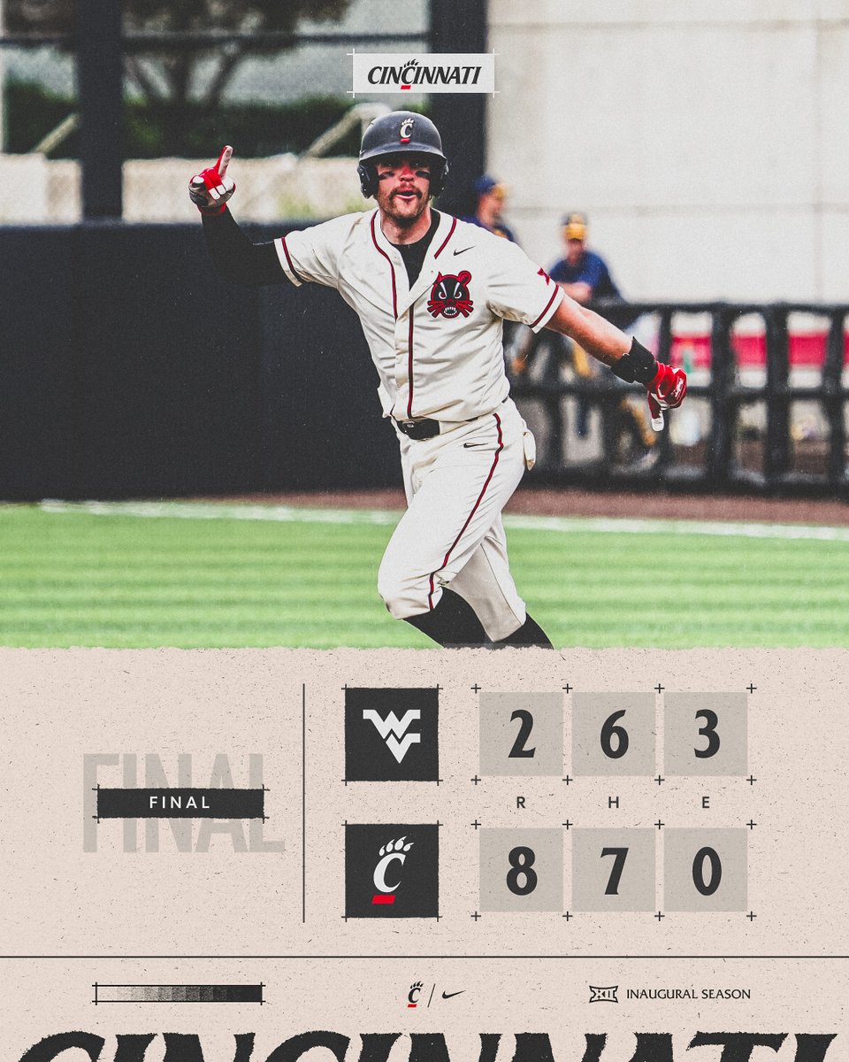 Still haven't lost a weekend series at home‼️ #Bearcats
