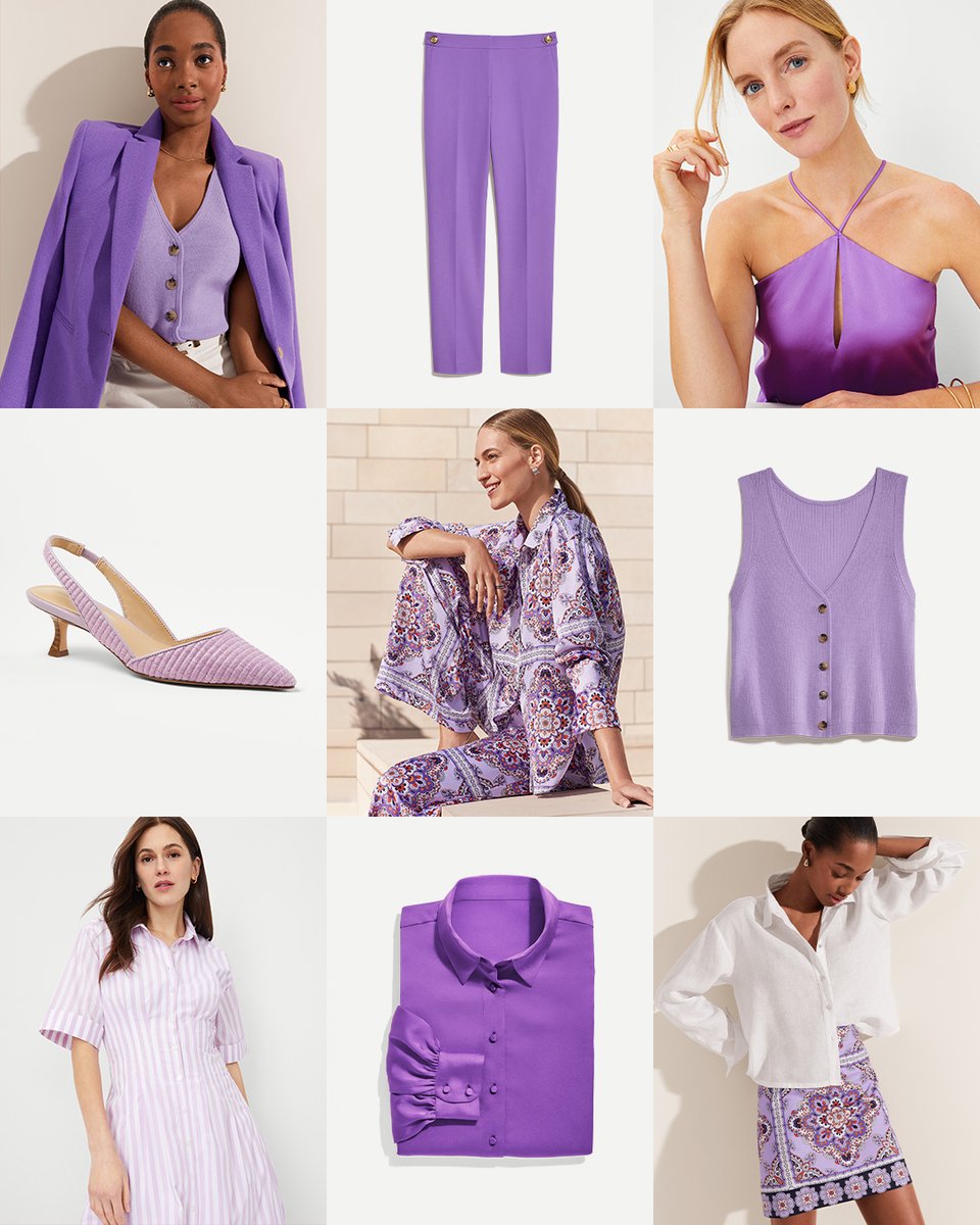 Grape (outfit) expectations. 💟 Vie for violet: spr.ly/6014jkNeE