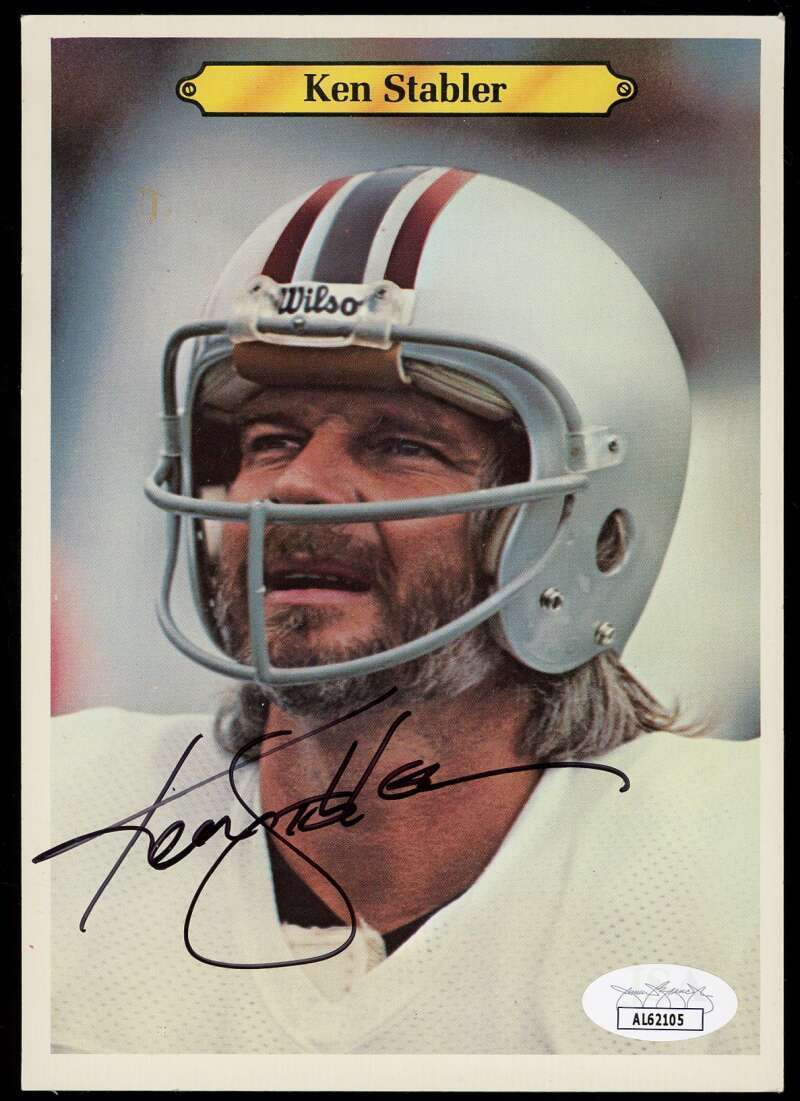 Ken Stabler JSA COA Signed 1980 Topps Super Autograph: Vendor: khw
 Type: 
 Price: 106.99   
 
 Ken Stabler JSA COA Signed 1980 Topps Super Autograph 📌 shrsl.com/4fuj5 📌 #MemorabiliaCollector #SportsMemorabilia #CardTrader #RareCards #VintageCards