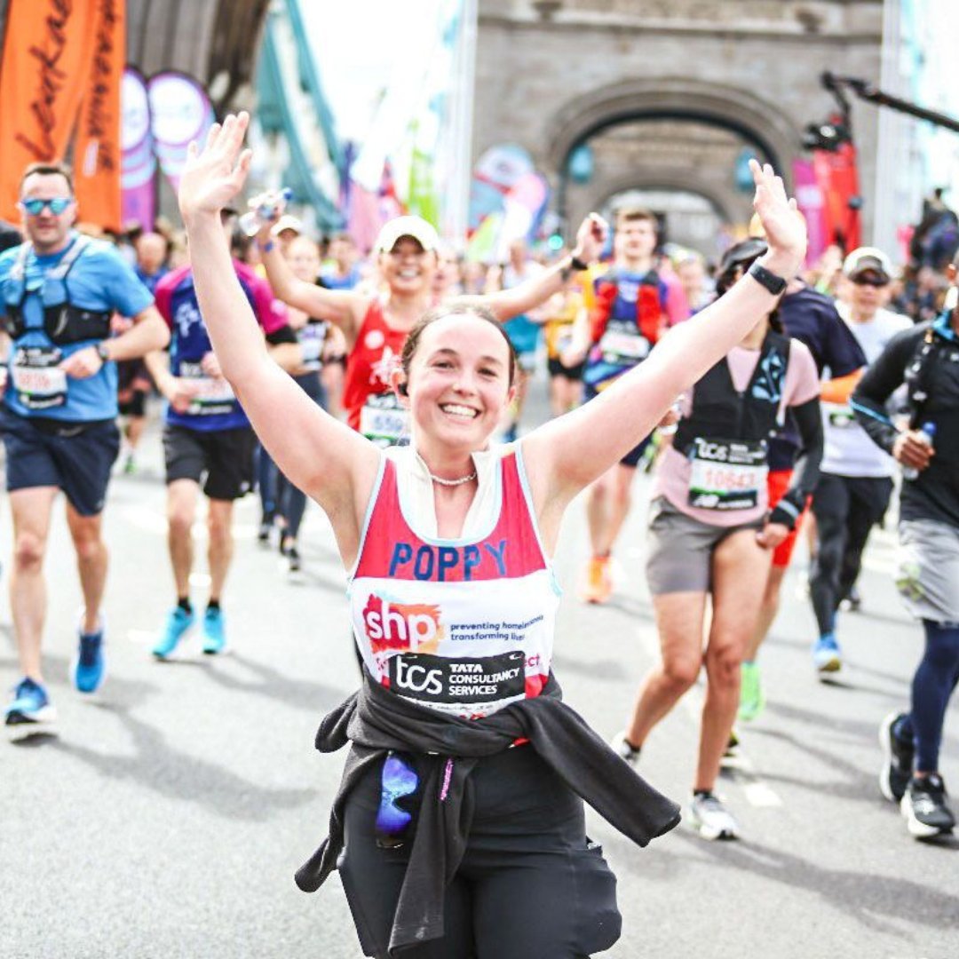 A round of applause to, Poppy, who crushed the @LondonMarathon, raising an incredible £2.2k (and counting) to help end #homelessness in #London. ❤️ We're so grateful for your support Poppy, and congratulations on this amazing achievement! 🙌 #LondonMarathon #Fundraising