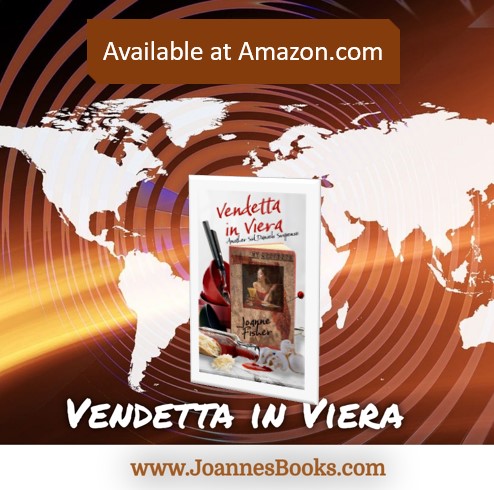 Brilliant! Exciting! Riveting!
Vendetta in Viera
Not just in Viera, FL but in DC & all over the world! Don’t miss this political thriller!
Another Sid Daniels suspense.
amzn.to/45nYtsG
#politicalthriller #murdermystery #amreading #books #lovetoread #JoannesBooks