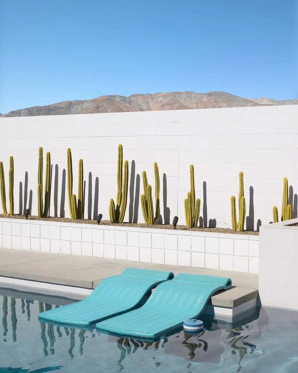 ModernismWeek's tweet image. Celebrating today the swim or sink-o de Mayo way 💦🍸🇲🇽

📷: #PSModSquad alum @punodostres