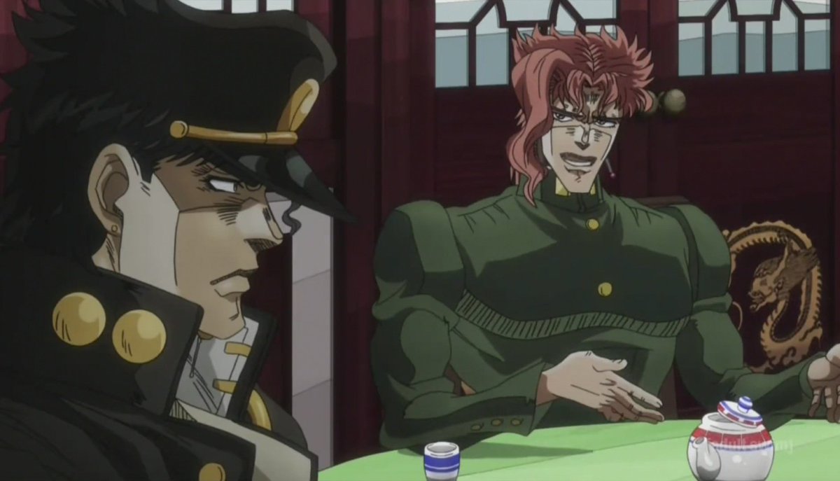 Kakyoin is so educated and culturally open minded. When they were in Hong Kong, he informed Jotaro about Hong Kong customs and was always respectful. He must have traveled a lot and seems to have a great interest in other cultures. Love him sm! ^^