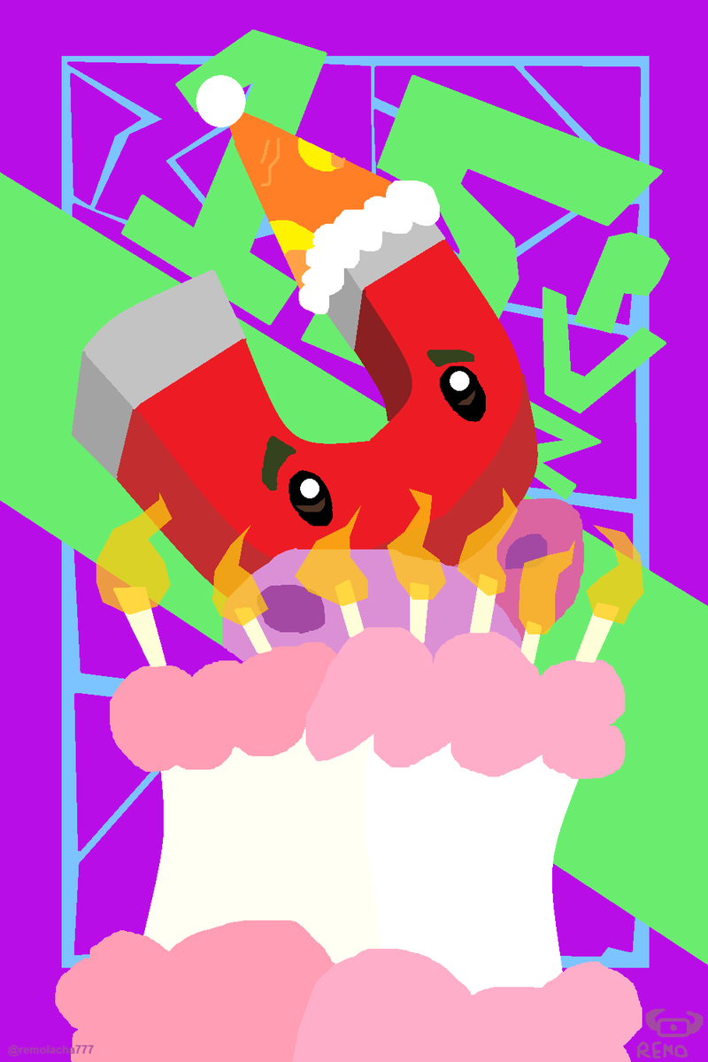 #drawing || #PvZ15th || ... a cake... a CAKE-shroom! 🧲 [ Feliz 15 ]