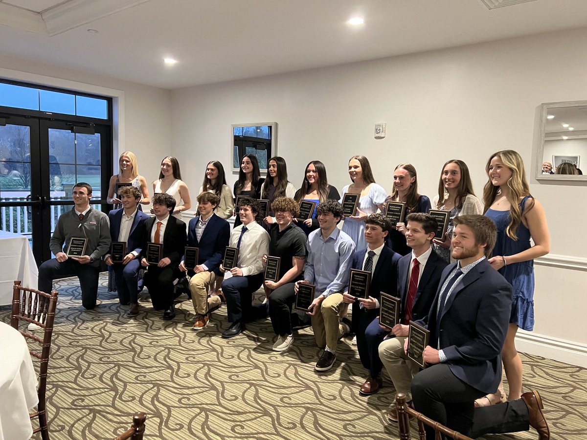 Congratulations to Jessica Bremberg &amp; Braden Faiella on being selected as the Saugus recipients of the Northeastern Conference Scholar Athlete Awards. We enjoyed a celebration banquet this evening with the other 9 NEC league member schools and their student reps at Ferncroft CC.