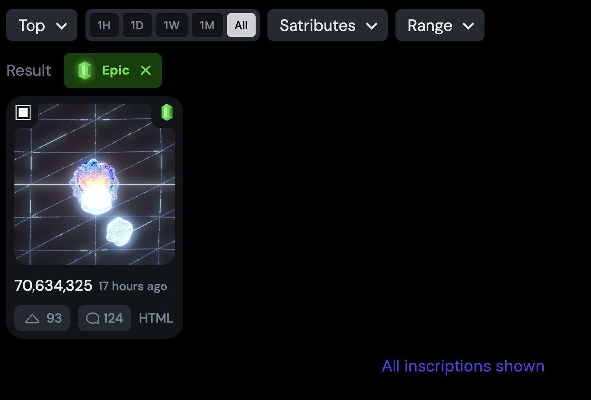 Rune Inscriptions on Rare Sats

With the epic being inscribed yesterday I thought I’d have a look through all the other Runes on Rare/unique Sats 

There aren’t as many as I expected 

EPIC: 1

- EPIC•EPIC•EPIC•EPIC @4xEPIC