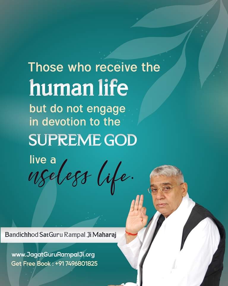 Those who receive the #HumanLife but do not engage in devotion to the #SupremeGod live a useless Life.
#सत_भक्ति_संदेश़
#GodMorningMonday
@anitada23854181
@PREETI782
@Akanksh47093996