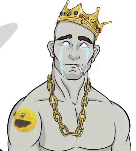 Gmoon! Need some help... Thinking about a hybrid @pacmoon_ PFP.. thoughts on this $PAC? Full head, bling, tattoo?