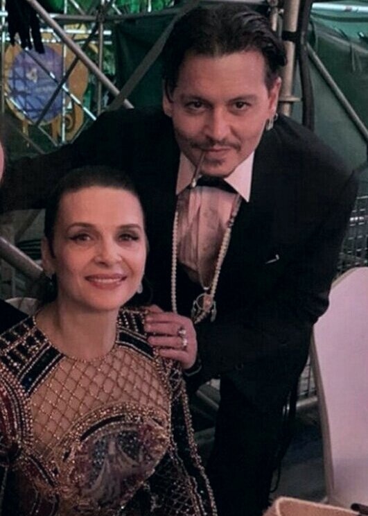 ✨️ Juliette Binoche and Johnny Depp, Hainan International Film Festival (2018)