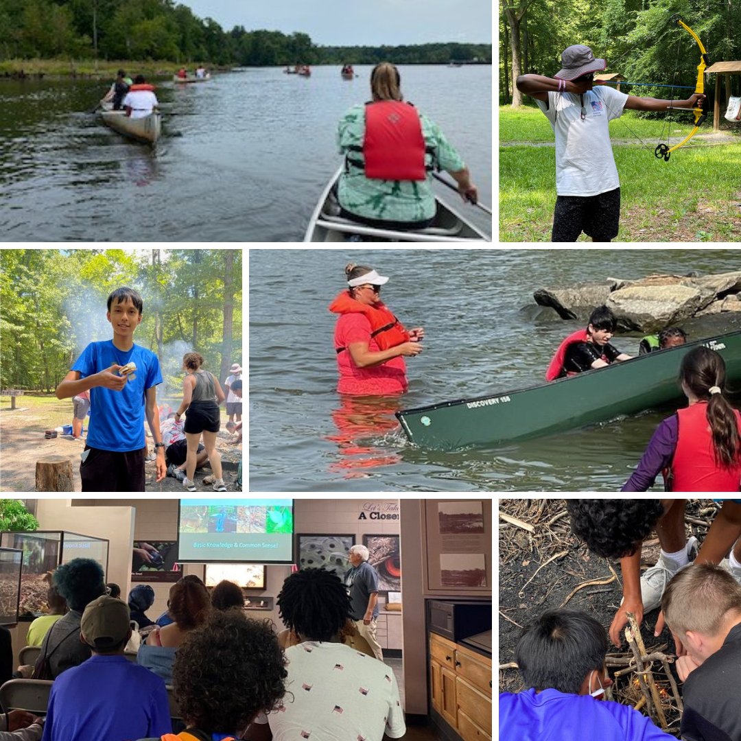 Sunday Showcase: Outdoor Education ✨
 
This summer program provides activities designed to introduce various outdoor skills that will enhance both mental and physical well-being. ☀️🛶🏕️
Learn more and apply today at nnschools.org/outdoor #nnpsshowcasesunday