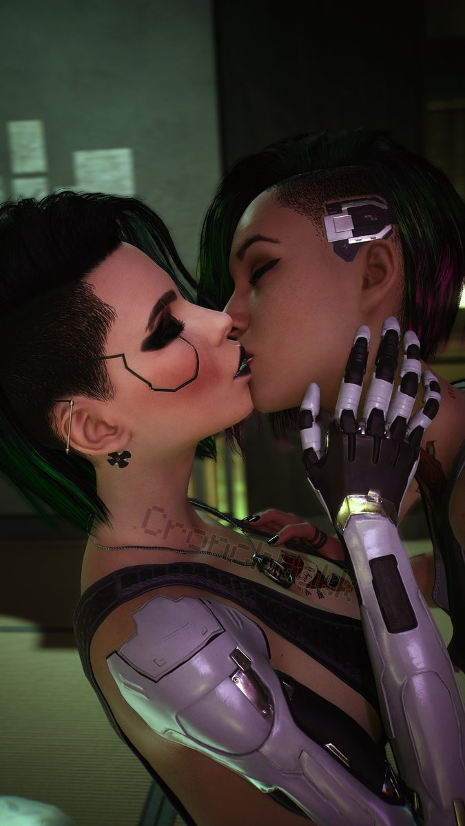 'She's oxygen, and I'm dying to breathe'  💚🌹
#Cyberpunk2077 #Cyberpunk2077PhotoMode #OCVikk #JudyAlvarez #OTPGreenRose #VirtualPhotography #VPRT