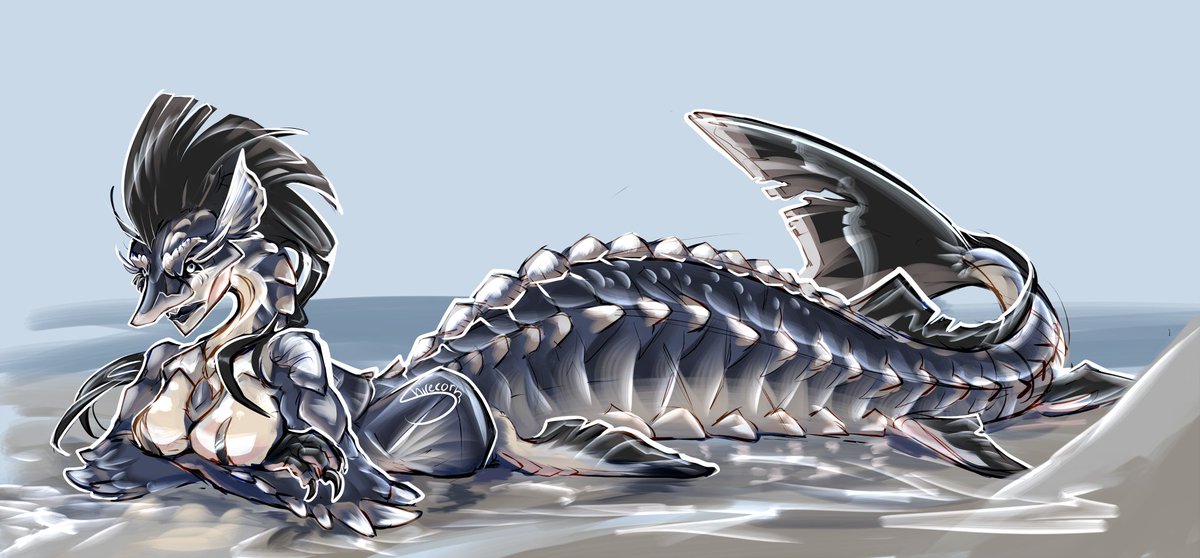 shirecorn's tweet photo. Daily mermaid designs for the month of #mermay2024 
Starting with a Sturgeon!
I've been doing #mermay for a couple years now. https://t.co/HRVKdEaZUF