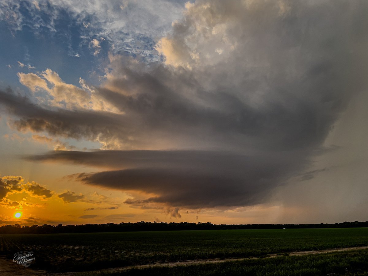 I just might get this one framed. Greatest supercell structure I’ve ever seen in Dixie alley! Portland, AR
