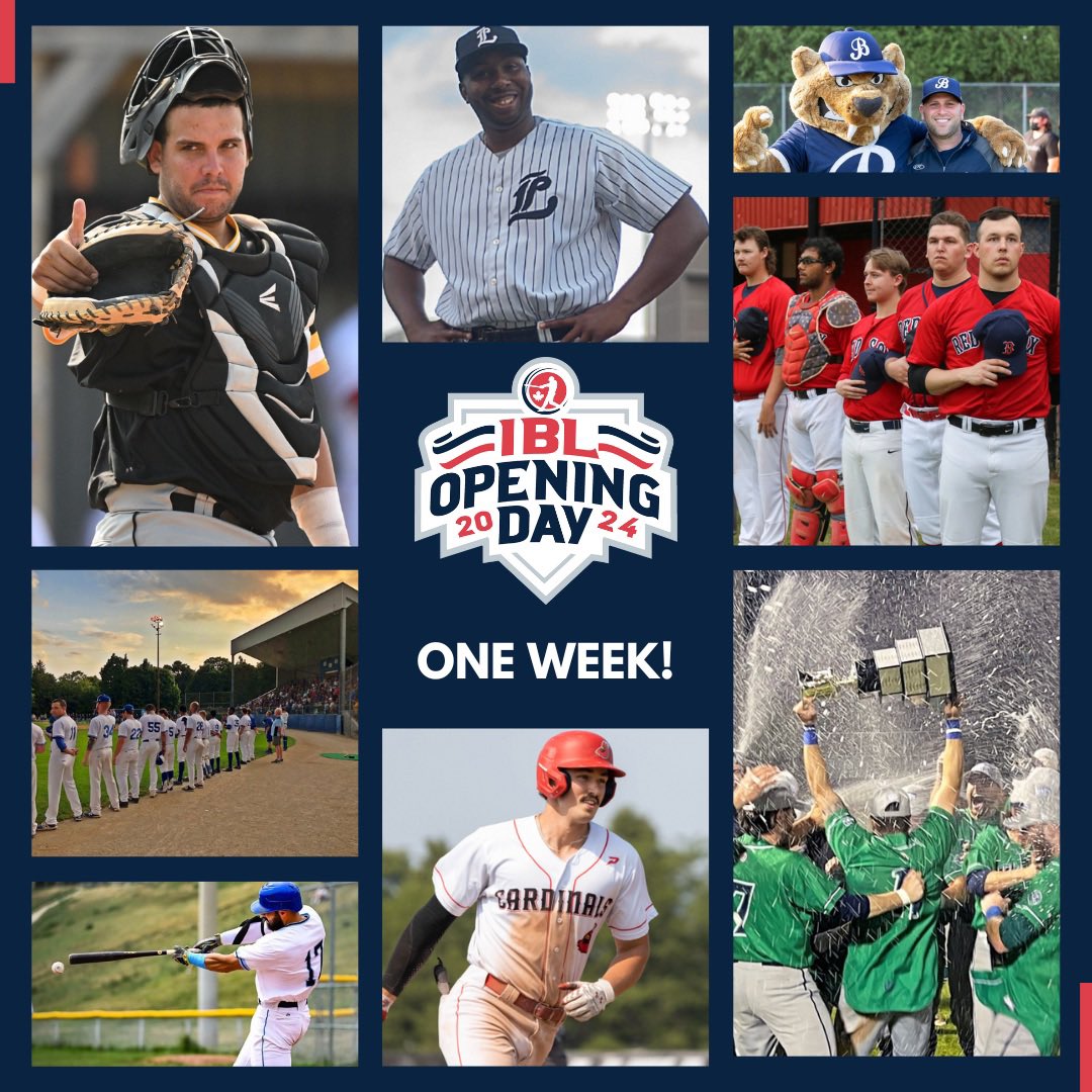 One week until the 2024 season officially opens at the Pits! #CanadasBest • #IBL1919