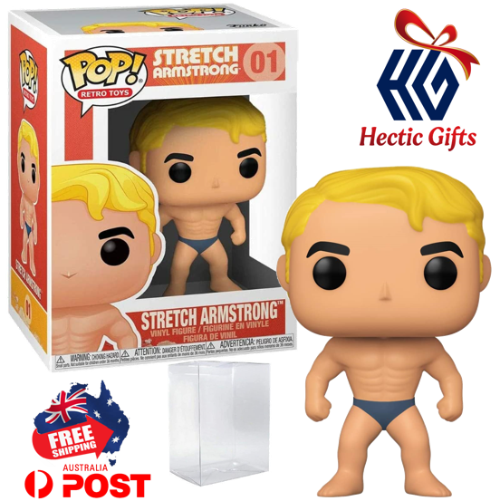 The worlds Strongest Man Stretch Armstrong has arrived as a stylised POP bundled with an EcoTek Protector case to ensure he remains in tip top shape!

ow.ly/ZAil50Jfb7K

#New #HecticGifts #FunkoPOP #StretchArmstrong #Vinyl #POP #EcoTek #ProtectorCase #FreeShipping