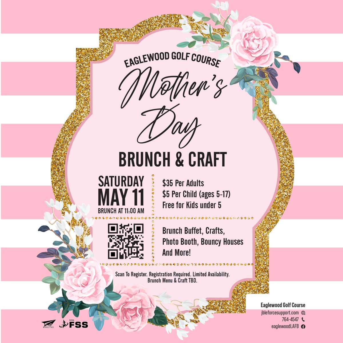 Celebrate Mother's Day with us at brunch! 🌸🍳 Please note the time change to only availability at the 1100 seating. This way you can maximize the memories and quality time together. See you there! #MothersDayBrunch #TimeChange