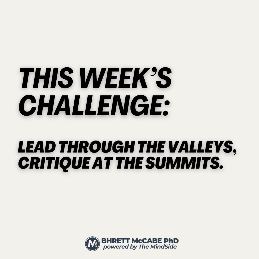 Do not fear struggles, slumps, or frustrations as a coach. This is what you are built for. Instead, prepare for those moments and guide your organization through the difficult moments with clarity and confident direction.