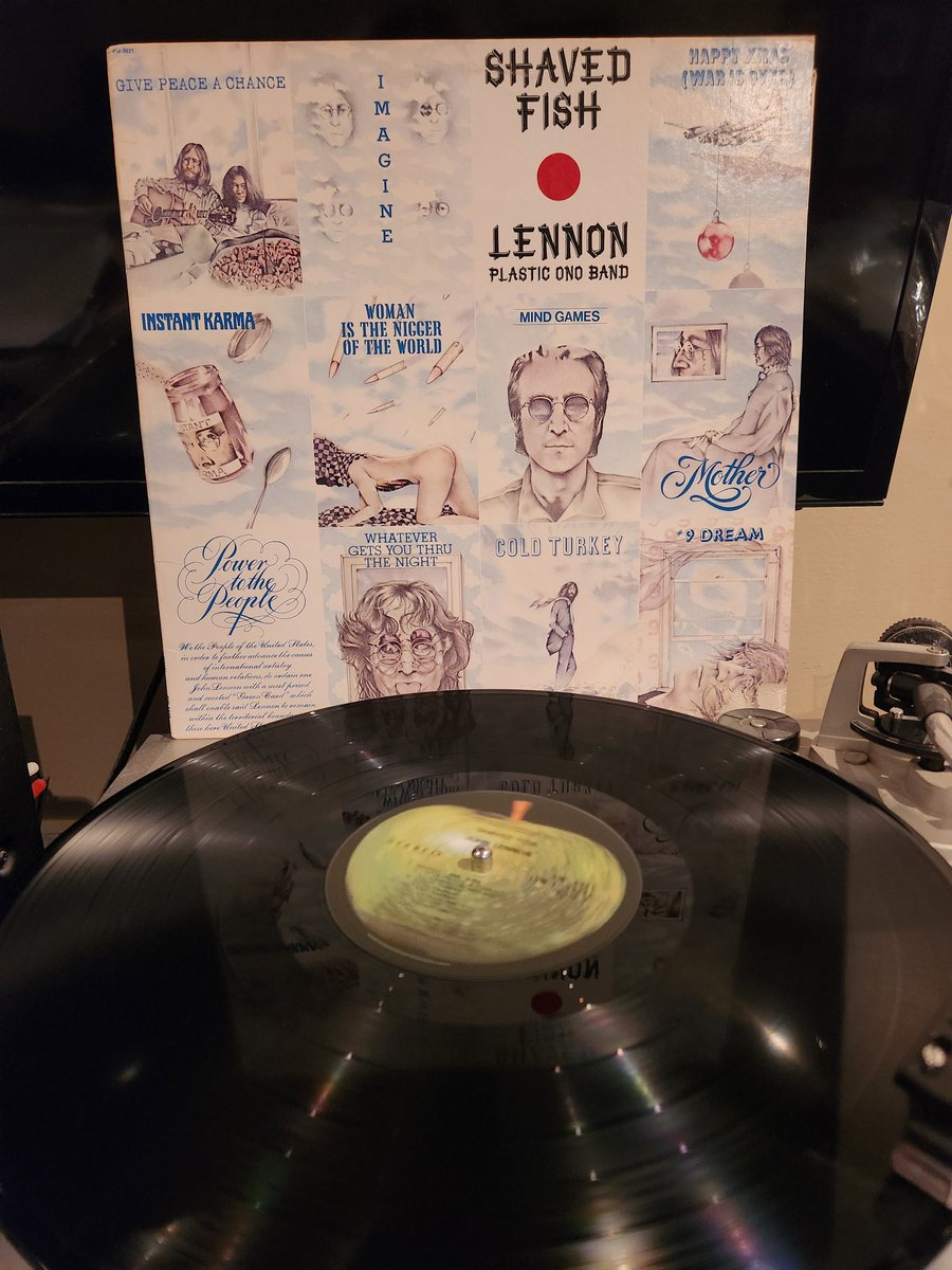 The John Lennon and Plastic Ono Band compilation Shaved Fish is an all time favorite album.of mine. While it's just a comp of singles it's also Lennon's best solo work. #JohnLennon #PlasticOnoBand #ShavedFish #ColdTurkey #PowerToThePeople #Mother #vinylrecords