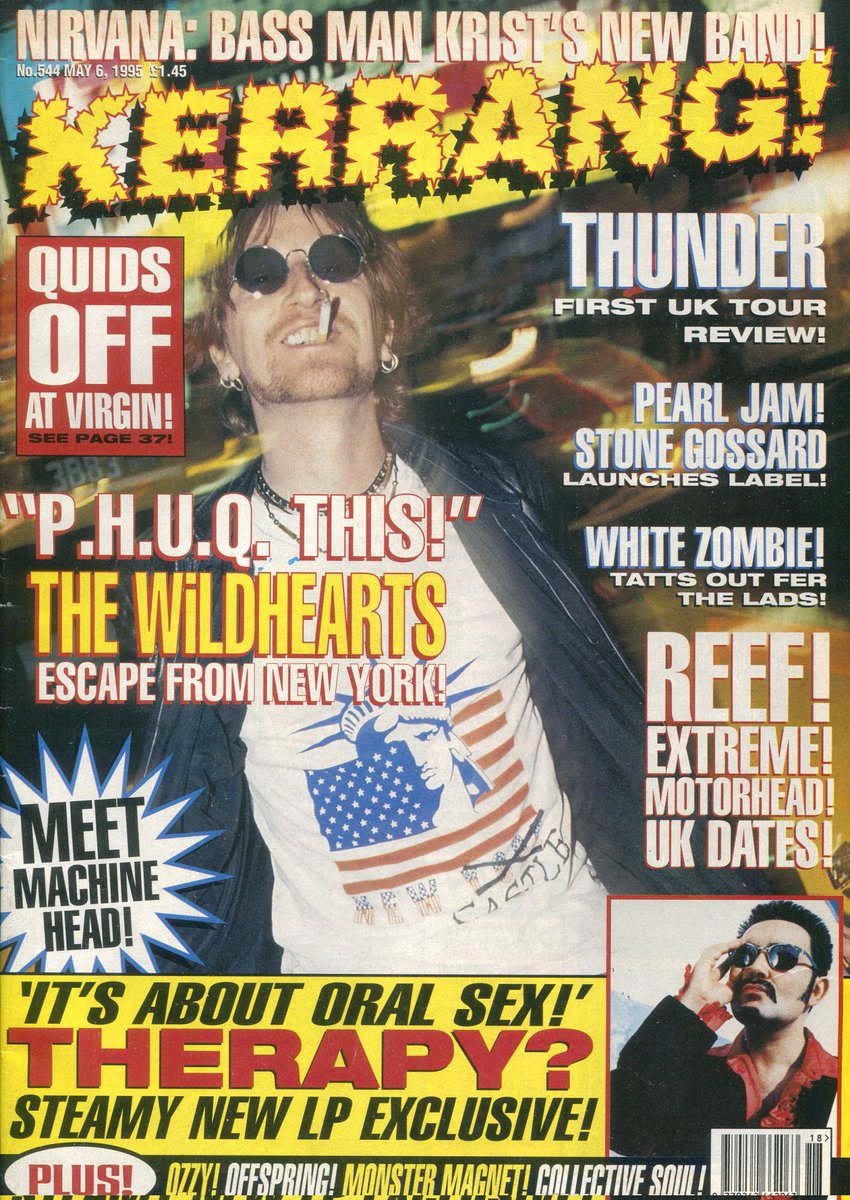 May 6, 1995

KERRANG ARTICLES: THE WILDHEARTS