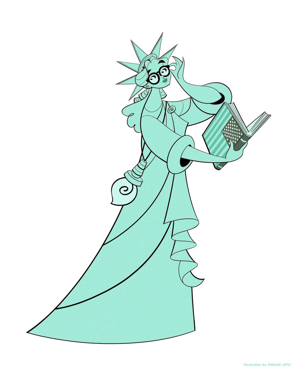 Lady Liberty

#illustrator #illustration #illustrations #cartoon #cartoonart #statueofliberty #comics #comic
#characterdesign #drawing #hiroakiseto