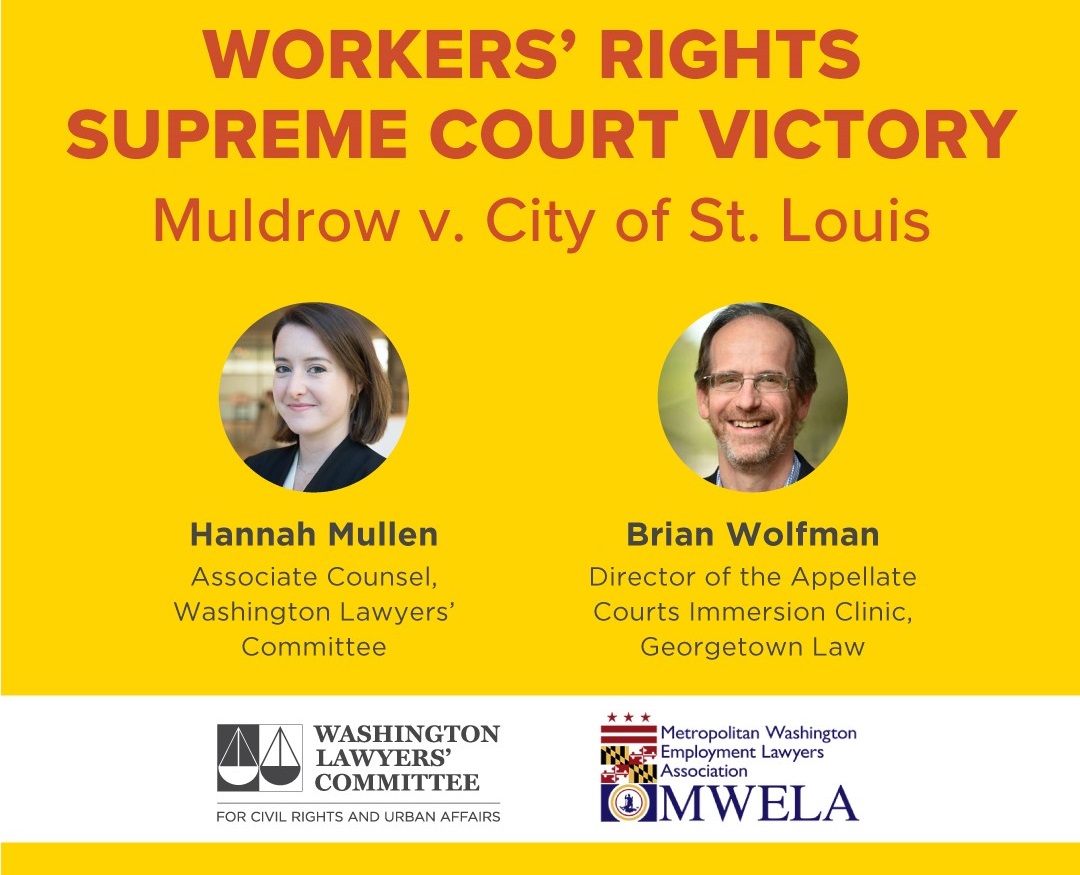 Did you miss our discussion on the Supreme Court's latest workers' rights decision, Muldrow v. City of St. Louis? Catch it here: youtube.com/watch?v=VuFjw7… 
#WLC #MuldrowvStLouis #SCOTUS #WorkersRights #EmploymentJustice