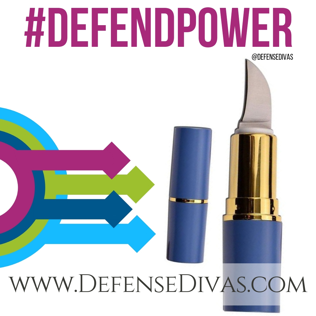 It looks like a lipstick but really it's a hidden knife inside. Carry discreetly in your purse and get yours at: bit.ly/cutlips 🔪💋💄 #selfdefense #defensedivas #personalsafety #blades #lipstickknife  #giftsforher