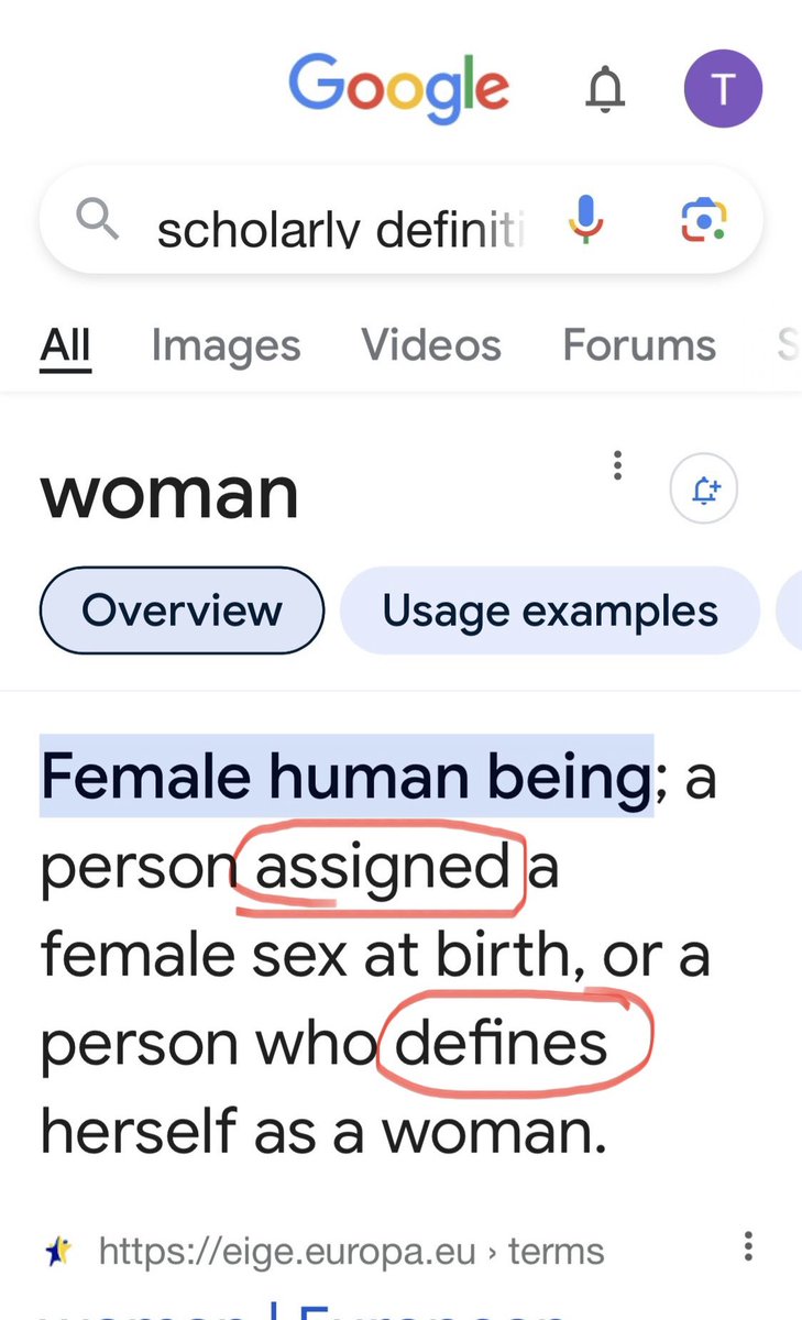 Bahaha, look at Google’s “scholarly definition of ‘woman.’”🤦‍♀️🤡🥴