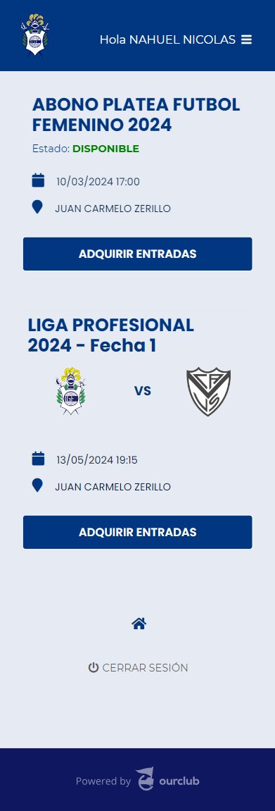 #GELP haciendo el canje de entradas para el lunes desde el portal de autogestión me encontré con un sistema que funciona, pero que para el usuario tiene una interfaz que poco tiene que ver con Gimnasia... entonces como desarrollador web me tomé 20 MINUTOS para acomodarla