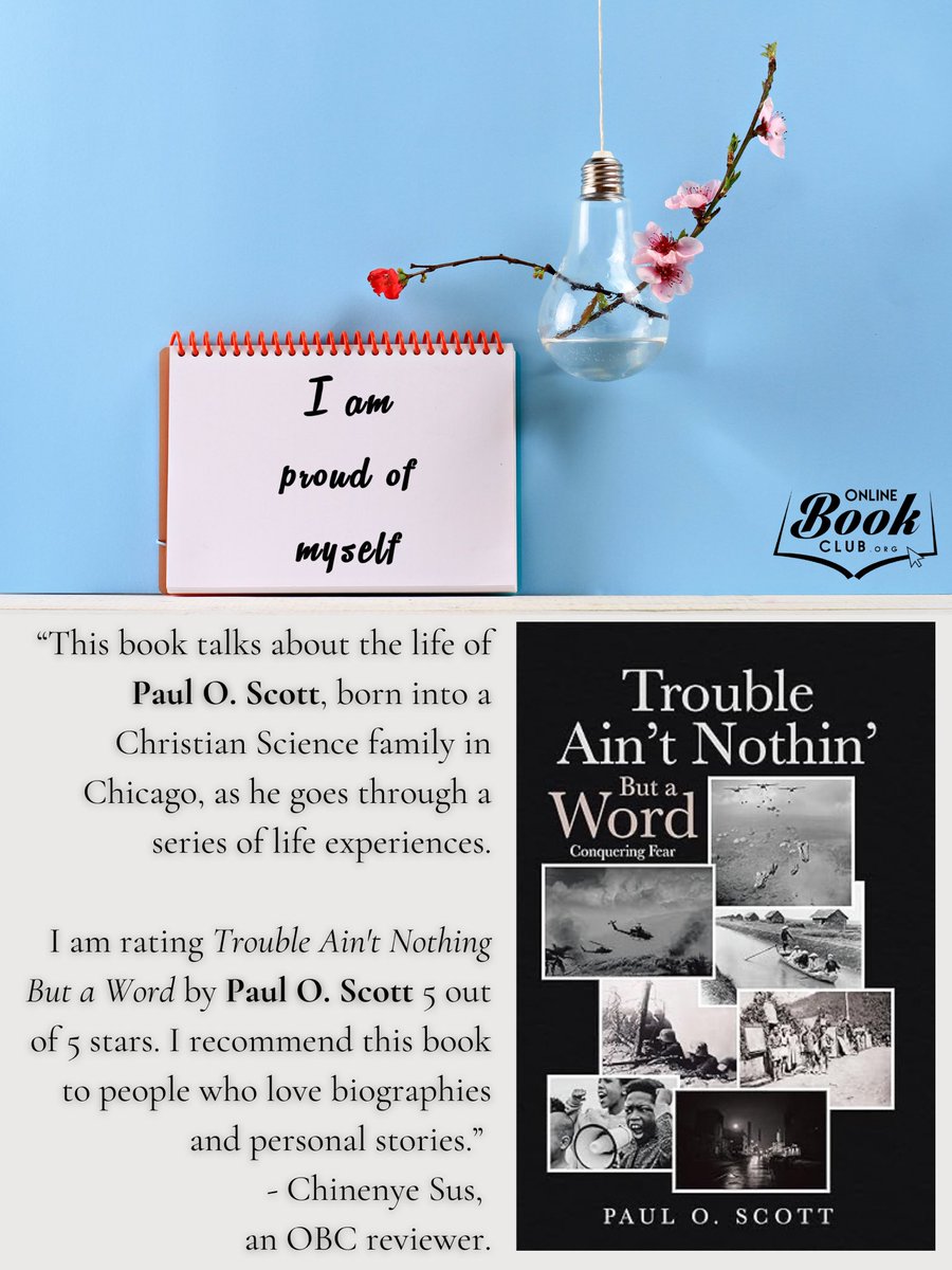 Trouble Ain’t Nothin’ But a Word by Paul O. Scott, @PaulSco04211599 Published by: Page Publishing, Inc., @pagepublishing Perfect 5 out of 5 star rating on OBC! ✨ Read more here! forums.onlinebookclub.org/shelves/book.p… #OnlineBookClub #SelfHelp #InnerPeace #Spirituality #Memoir #Inspirational