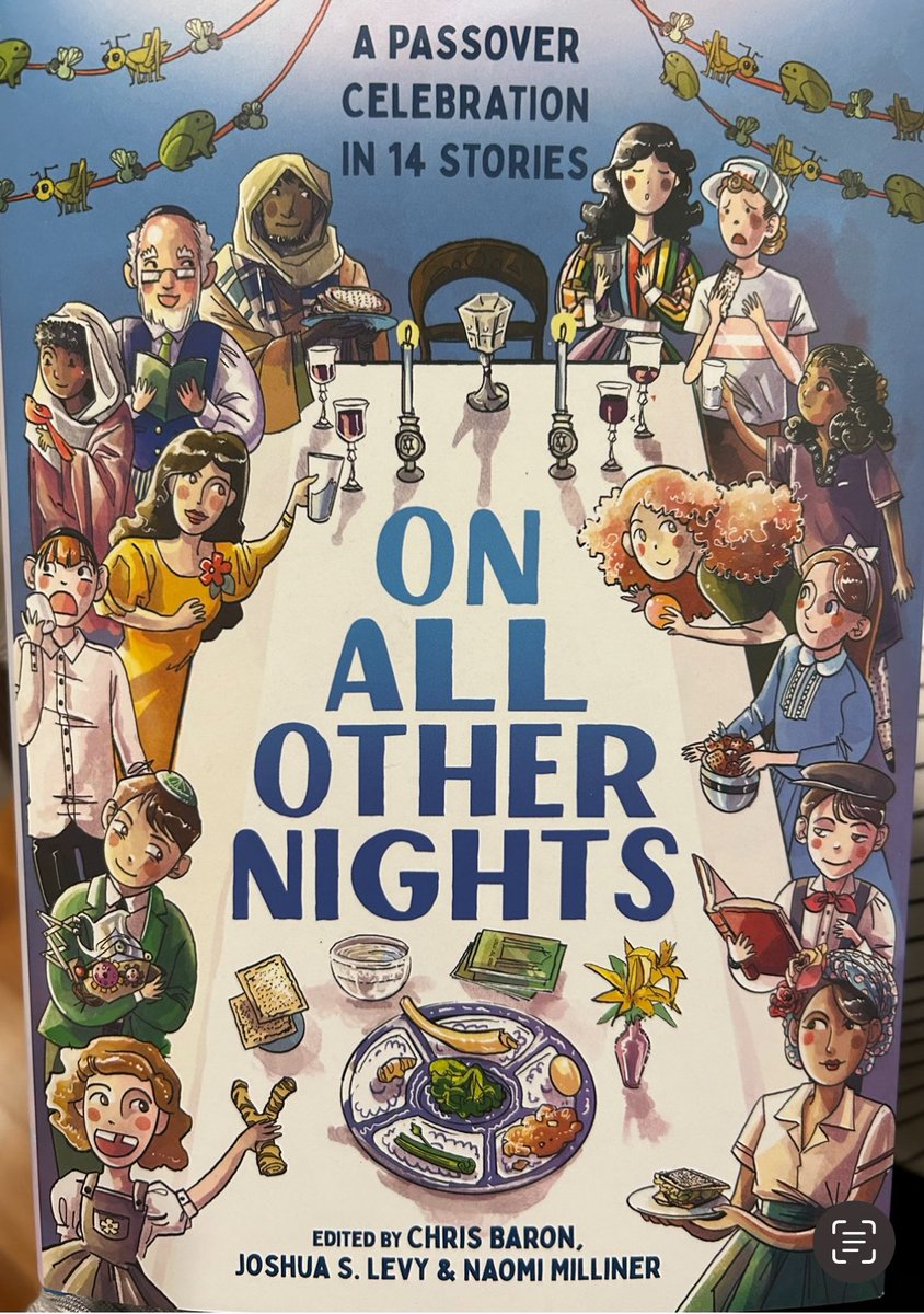 I got to read this incredible anthology- On All Other Nights- over Passover. Loved the breadth of stories by awesome authors! A great homage to an important Jewish holiday. @JoshuaSLevy @naomimilliner @baronchrisbaron