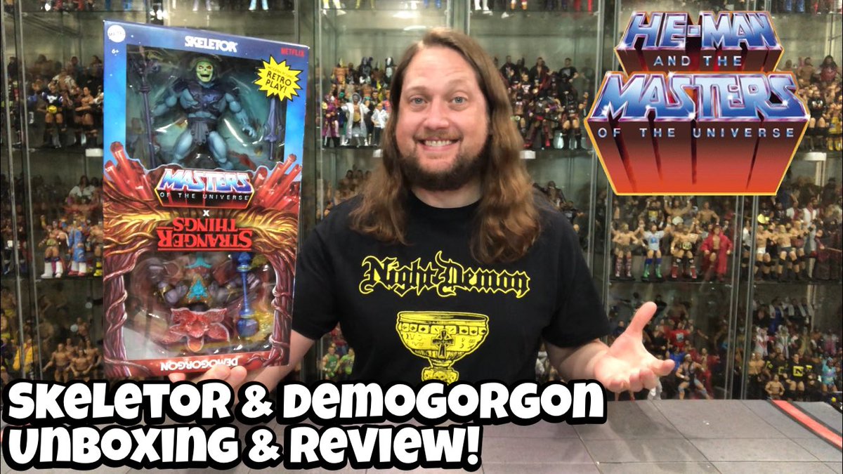 Skeletor & Demogorgon Masters of the Universe Stranger Things Unboxing & Review! youtu.be/nZKI4tS2lOo?si… #strangerthings #toys #toy #scratchthatfigureitch #demogorgon #actionfigures #hemanmastwrsoftheuniverse #toys #toy #toystagram #skeletor #toyunboxing #toyreview #mattel