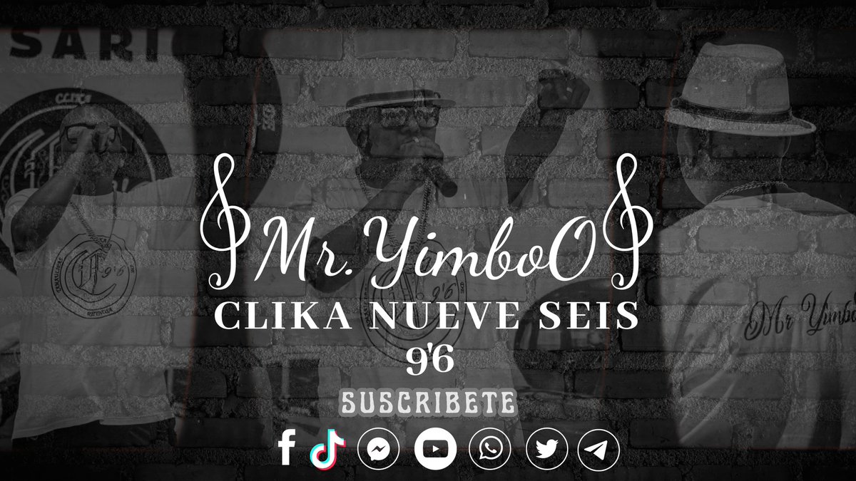 Clika Nueve Seis 9'6
Síganme En Mis Redes Sociales Como Carlos Mr.YimboO